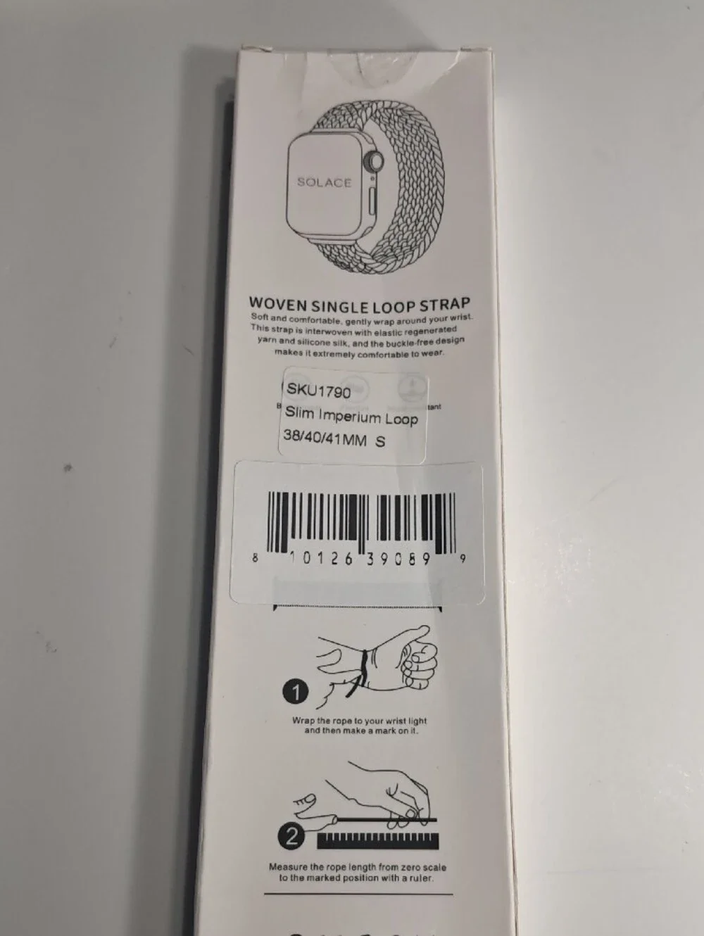 Solace Slim Imperium Loop for Apple Smart Watch Band - Red
